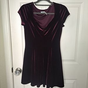 Kimchi Blue-  Purple Velvet Dress Size Medium